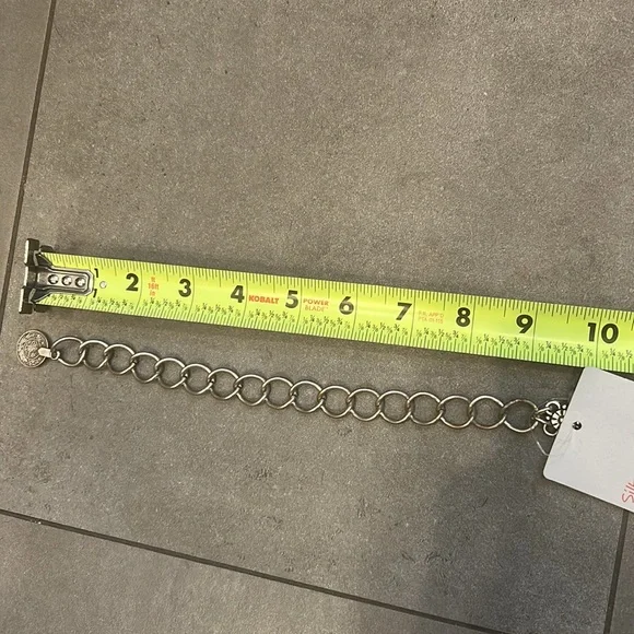 Silk Road Design Pewter Belt - Picture 9 of 11